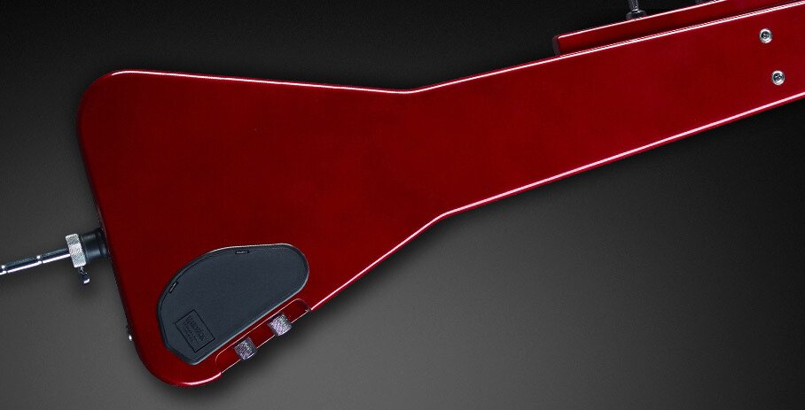 RockBass Triumph Lite, 4-String - Solid Red Metallic High Polish